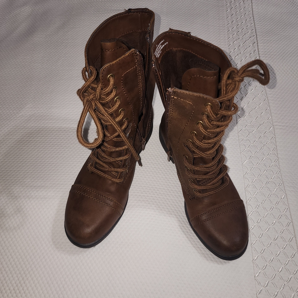 Mossimo Supply Co. Brown Combat Boots